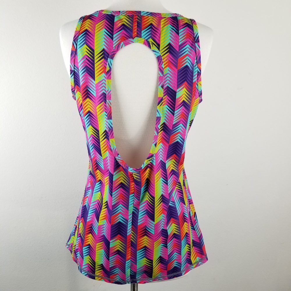 Fabletics Abstract - Multi Color Active Tank Top - Picture 4 of 5